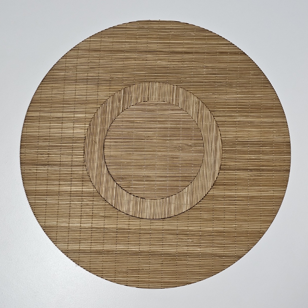 대나무 테이블 매트 원형 사각 식탁매트 다기세트받침